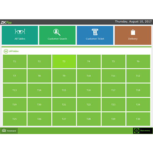Программный модульZKPos Restaurant Software - фото3