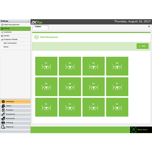 Программный модульZKPos Restaurant Software - фото4