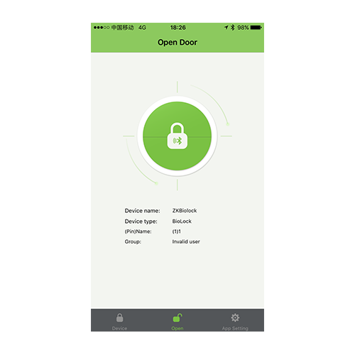 Мобильное приложение для управления дверьмиZKBioBL APP - фото6