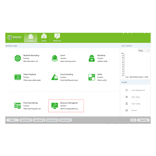 Программное обеспечение для систем видеонаблюденияAntarVis