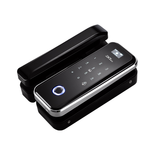 Биометрический замок со считывателем отпечатка пальца и RFID карт для стеклянных дверейGL300