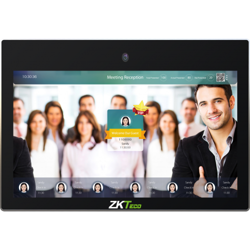 Биометрический терминал распознавания лицFaceKiosk-H21